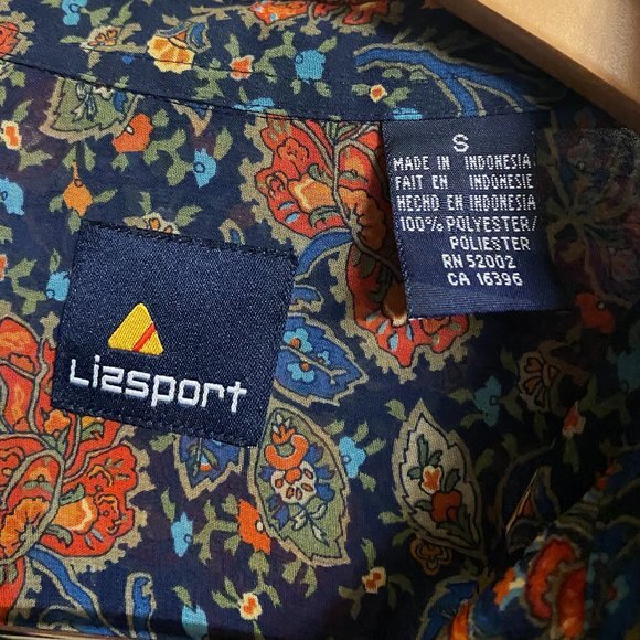 Lizsport Tunic Floral  Very Nice!!  Size Small - Picture 4 of 9